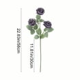 thumbnail image 3 of Artificial 3 Heads Roses Artificial Flower For Home Decoration, 3 of 8