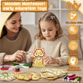 thumbnail image 6 of Montessori Wooden Lacing Cards Toys for 1 2 3 Toddlers Preschool Learning Sewing Kit with 9 Animals for 36+Month Kids Arts and Crafts Kit for 3 4 5 6 Fine Motor Skills Toys Gift for Boys Girls, 6 of 8