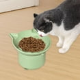 thumbnail image 2 of Elevated Silicone Slow Feeder Cat Dish with Tilt Design Interactive Pet Bowl for Eating Indoor Use, 2 of 3