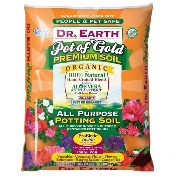 DR Earth Pot of Gold Organic Potting Soil