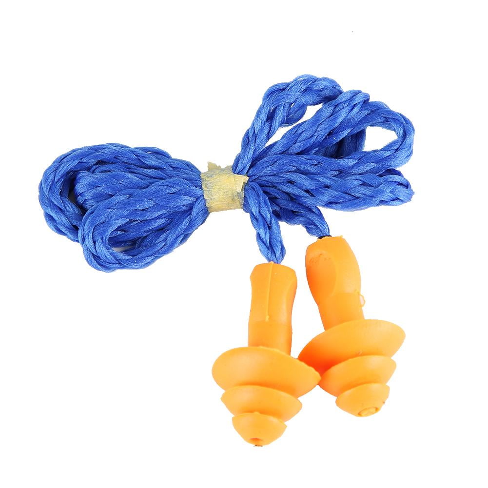 ESTINK Ear Plugs,10pcs Christmas Trees-Shape Thermoplastic Rubber Ear Plugs Sleep Work Noise Reduction With Wire,Noise Reduction Ear Plugs