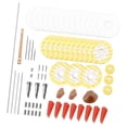 thumbnail image 1 of Kit de reparación de flauta Kit completo de herramientas de reparación de flauta Accesorios de bricolaje Amantes de la flauta Flauta Almohadillas de, 1 of 9