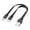 straight head-15cm, variant on Double Output USB C Chargers Cable for Simultaneous Device Charging Featuring 66W Fast Charging and Angled Connector