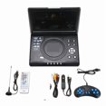 thumbnail image 4 of 9.8 Inch Portable Home Car DVD Player VCD CD Game TV Player USB Radio Adapter Support FM Radio Receiving ,Swivel Screen, 4 of 5