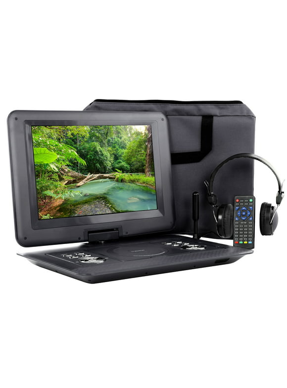 Trexonic 14.1 Inch Portable DVD Player with Swivel TFT-LCD Screen and USB,SD,AV,HDMI Inputs