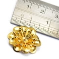 thumbnail image 3 of Colgantes de filigrana Gloria joyería de bricolaje dorada Colgante de flor, 3 of 3