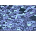 thumbnail image 1 of Ahgly Company Indoor Rectangle Patterned Crystal Blue Area Rugs, 2' x 3', 1 of 6