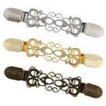 thumbnail image 1 of Tachiuwa 3 Pcs Femmes Pull Clip Col Cardigan Foulard Métal Clip Blouse Clips, 1 of 9