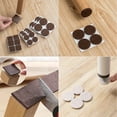 thumbnail image 5 of 100Pcs Thicken Self Adhesive Felt Chair Leg Pads Floor Protectors Furniture Legs Table Leg Covers Rectangle Bottom Anti-Slip Pads(1.58''x1.06'',Beige), 5 of 6