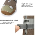 thumbnail image 3 of 2 pares de botas protectoras para perros, zapatos impermeables para perros, adecuados para perros medianos y grandes, color caqui (talla 1) Rojo Verde Cocina, Decoración y Otros, 3 of 5
