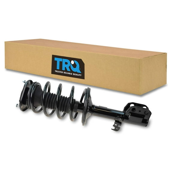 TRQ Front Left Complete Strut & Coil Spring Assembly Drivers Side Fits Select 2003-2008 Pontiac Vibe Toyota Matrix