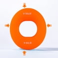 thumbnail image 2 of Silicona Finger Power Ring Pinza de muñeca redonda para gimnasio Fitness Training (naranja), 2 of 6