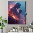 thumbnail image 4 of Qisvanset Jesus Praying in Fire Canvas Wall Art 15.75x11.81 Inches, 4 of 8