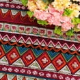 thumbnail image 5 of Bohemian Style Square Tablecloth Cotton Linen Lace Boho Table Cloth for Kitchen Dining Room Tabletop Decoration, 5 of 6