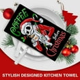 thumbnail image 6 of Christmas Jack Kitchen Dish Towels Set of 2, Black Xmas Drying Hand Towels Coffee Before Christmas Baking Cooking Cloth, Funny Holiday Winter Home Kitchen Decoration 18 x 26 Inch, 6 of 7