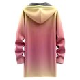thumbnail image 5 of Womens Zip Up Long Hoodie Jacket Lightweight Tunic Sweatshirt Open Front Cardigan, 5 of 5