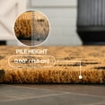 thumbnail image 3 of JONATHAN Y CocoHarbor Greet 3 x 4 Mat, Peater Classic Casual Commerical Natural Coir - Natural/Black Dot, NRF106A-34, 3 of 4