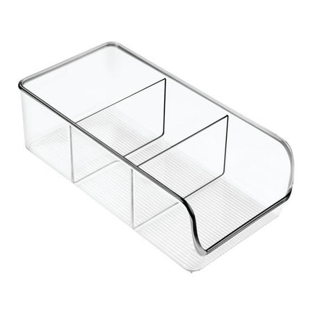InterDesign Linus Kitchen, Pantry, Refrigerator, Freezer Storage Container - Clear