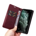 thumbnail image 3 of Funda para iPhone 11 Pro Max Estuche de Cuero PU Tipo Cartera con Ranuras para Tarjetas y Cierre Magnético, 3 of 5