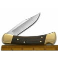 thumbnail image 3 of Buck 110 Folding Hunter Knife Proud American Ebony Wood 1/250 420HC Stainless  Cuchillo, 3 of 4