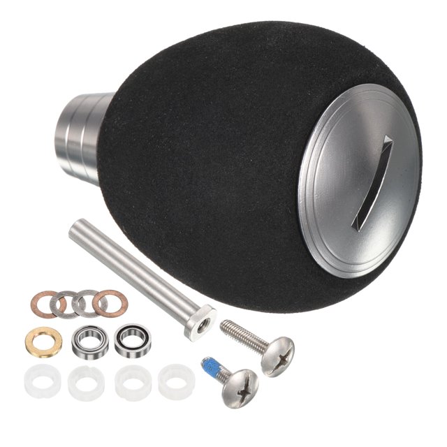Lightweight Fishing Reel Handle Knob EVA Fishing Reel Power Knob Handle Grip, Silver
