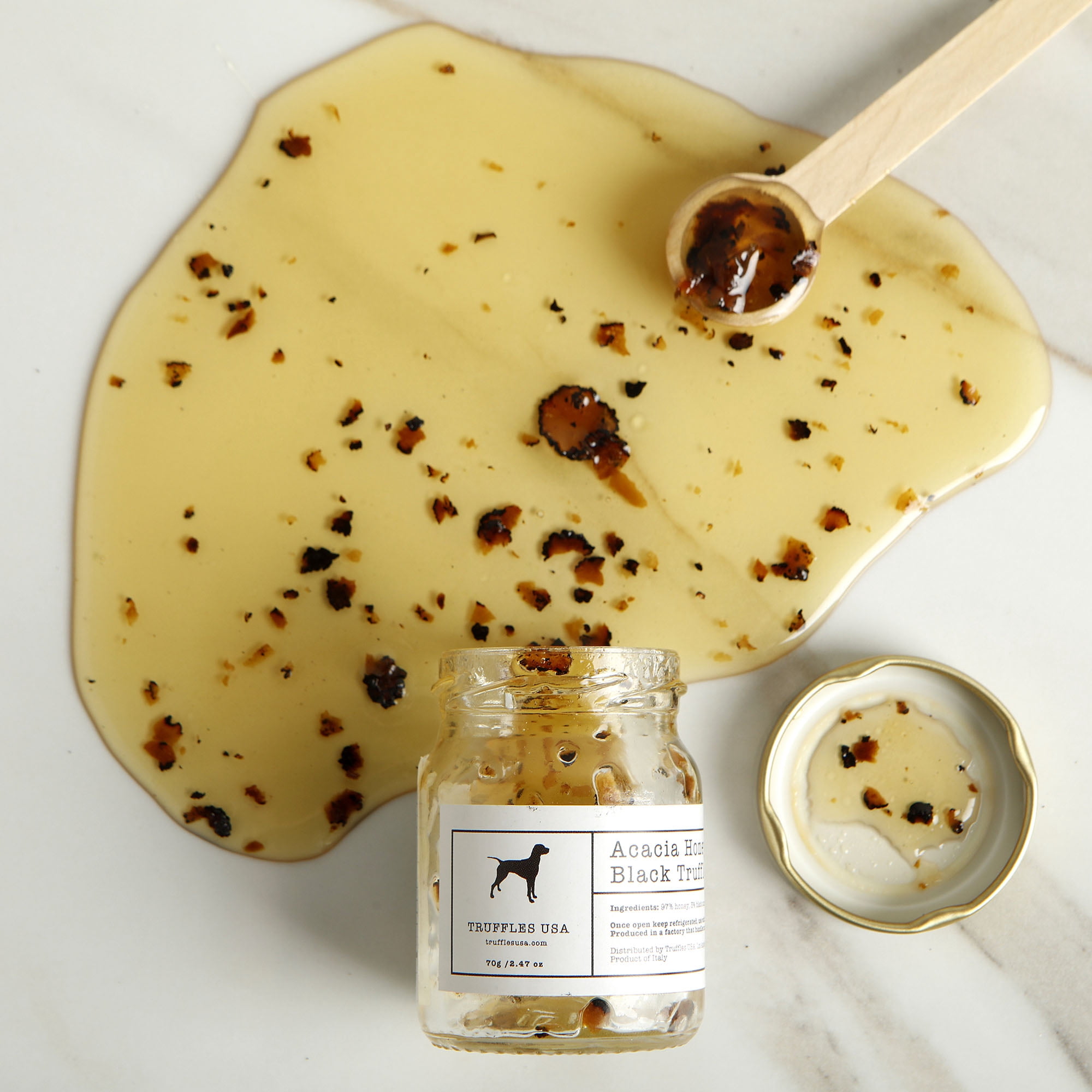 TRUFFLES USA Acacia Truffle Honey 2.47oz 70g Product of Italy