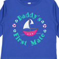 thumbnail image 4 of Inktastic Daddys First Mate (girl) Girls Long Sleeve Toddler T-Shirt, 4 of 5