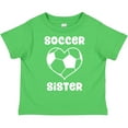 thumbnail image 3 of Inktastic Heart Soccer Sister Girls Toddler T-Shirt, 3 of 5