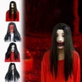 thumbnail image 1 of Xihbxyly Máscara de Fantasma de Halloween, Diseño Realista de Fantasma Femenino, Cabello Largo y Llamativo, Material de Goma Resistente, Perfecta para Fiestas de Disfraces, Casas Embrujadas, Eventos, 1 of 5