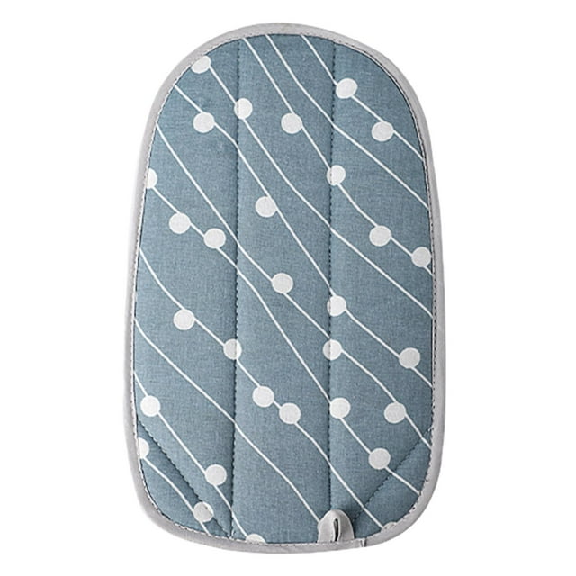 Guantes De Planchado Portátiles Resistentes Al Calor Para Cama Apartamento Tabla De Planchar Azul Redondo Sunnimix Almohadilla de planchar