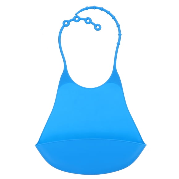 EeaseMX 1 delantal impermeable para adultos, práctico babero de silicona para comer.