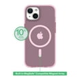 thumbnail image 3 of onn MagSafe Compatible Phone Case for iPhone 17e / iPhone 16e / iPhone 15 / iPhone 14 / iPhone 13 - Frosted Pink, 3 of 11