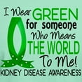 thumbnail image 3 of CafePress - Means World To Me 1 Kidney Disease Shirts Light T - Men's Classic Graphic Cotton T-Shirt, 3 of 4