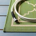 thumbnail image 4 of Safavieh Courtyard Amy Geometric Indoor/Outdoor Area Rug, Green/Beige, 4' x 5'7", 4 of 10