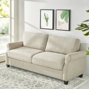Woven Paths Josh Sofa Couch, Beige Fabric