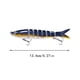 thumbnail image 3 of Swimbaits Pesca en agua dulce y salada Swimbait realista para trucha Pesca de hundimiento lento Pesca para hombres, 3 of 5