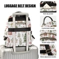 thumbnail image 3 of FORMRS Mini Backpack Purse for Women Quilted Travel Daypack Casual Shoulder Bag, Brown Christmas House, 3 of 7