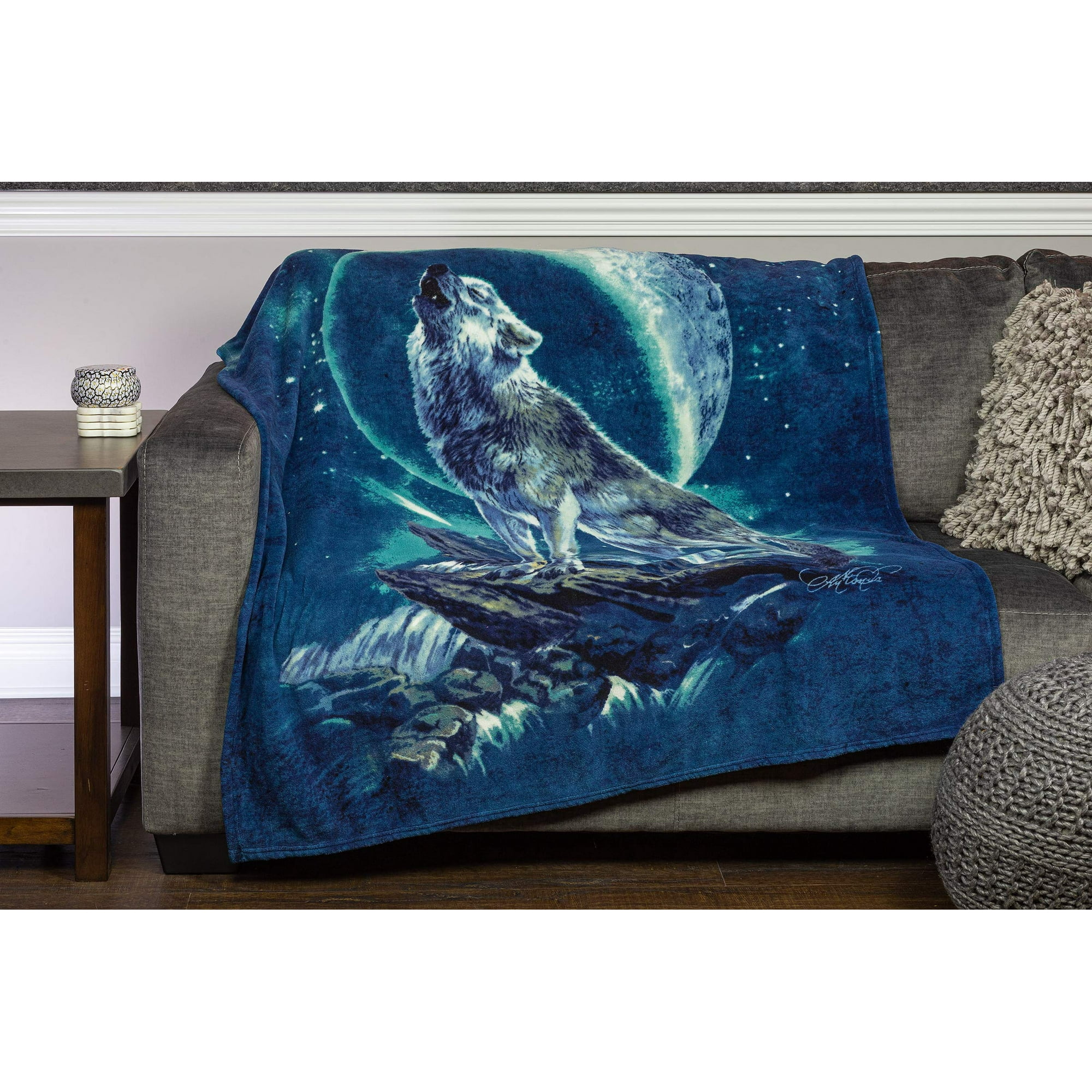 Wolf blankets at walmart sale