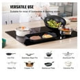 thumbnail image 3 of Electric Stove Top 30.3 x 20.5 inch, 4 Burner Radiant Cooktop, 240V Glass Cooktop with Touch Control, Timer & Child Lock, 9 Power Levels for Boil, Fry, Simmer, 3 of 7