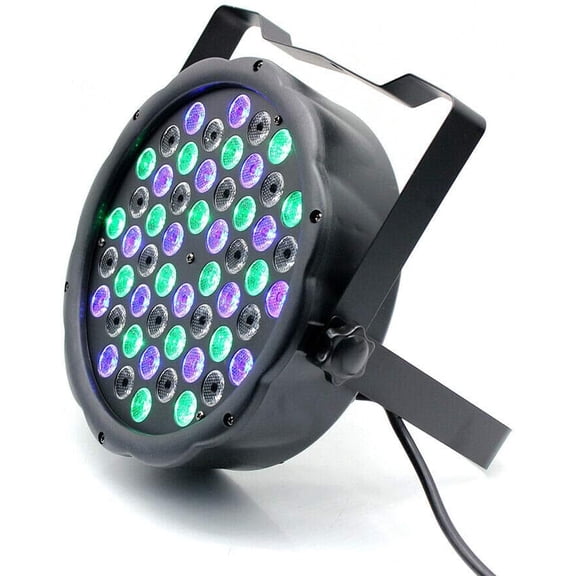LED Stage Par Light 54 Lights 90° Up and Down Rotation3W Bulb Power IP20 for Stage KTV Wedding Banquet Music Festival