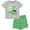 Grey / green, variant on CoComelon JJ T-Shirt and French TerryShorts Outfit Set Infant to Toddler
