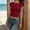 Wine, variant on Guluxicc Womens T Shirts Backless Short Sleeve Slim Fit Crewneck Solid Color Tees Summer Beach Vacation Crop Tops for Women