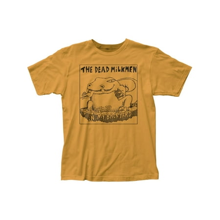 Lizard Tie - Dead Milkmen Punk Rock Band Big Lizard Adult Fitted Jersey T-Shirt Tee