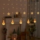 thumbnail image 1 of XWSHYW Poste de Luz Nuevas Cadencias Led Decoraciones Navideñas, Luces de Nieve para Árbol de Navidad, Cortina de Luz para Ambiente Interior de Habitación, 1 of 6