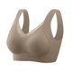 thumbnail image 1 of Sujetador con botones para mujer: sin aros, ropa interior de malla, fruncido y ajuste, cómodo para llevar todo el día, nailon y spandex, lavable a mano o a máquina en agua fría., 1 of 6