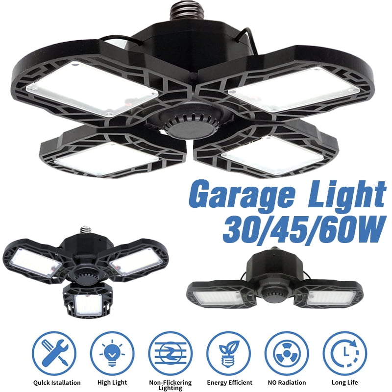 LED Garage Light 35W 6000K Adjustable Ceiling Light Super Bright Indoor