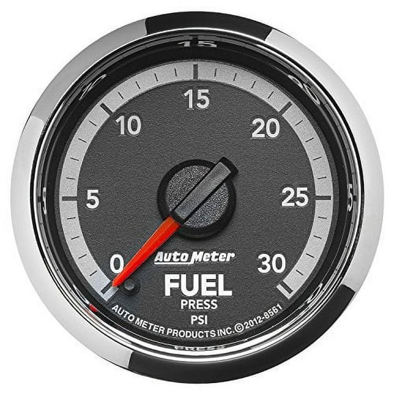 AUTO METER 8561 2-1/16IN FUEL PRESSURE 0-30, FSE, DODGE 4TH GEN Fits select: 2013-2019 RAM 2500, 2013-2019 RAM 3500