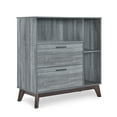 thumbnail image 6 of GVN Grey Accent Cabinet, Faux Wood Strength, Resistant to Moisture, Ideal for Entryway/Bedroom, 6 of 12