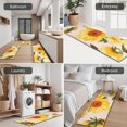 thumbnail image 5 of Pink Sunflower Daisy Pattern Kitchen Rugs Sets Of 3,Kitchen Runner Rugs Non Skid Washable,Decorative Kitchen Floor Mats for Kitchen,Sink,Laundry,17"x30"+ 17"x47" + 17"x59", 5 of 6