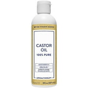 THE VITAMIN SHOPPE 100% Pure Castor Oil - Topical Massage Oil for Soft Skin (8 Fluid Ounces)